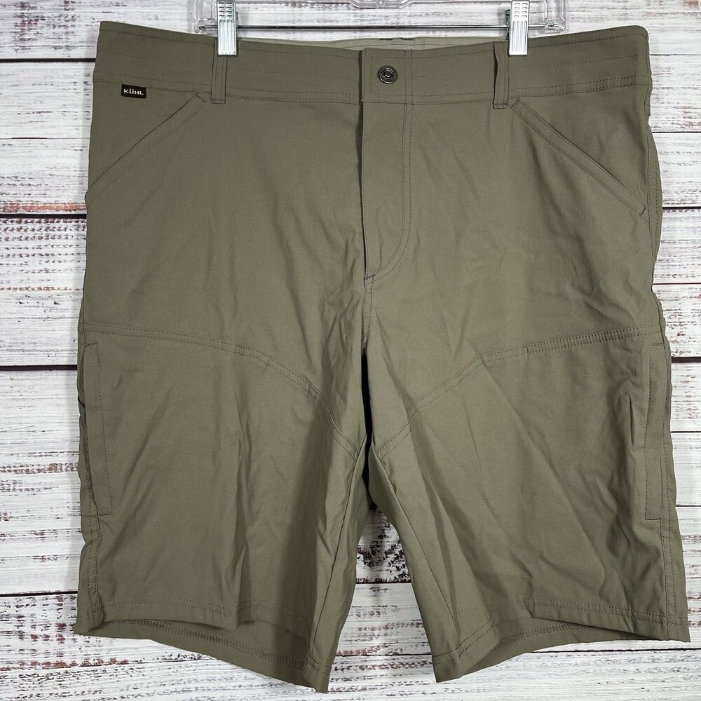 Kuhl Shorts Size 40 Gray Renegade Pockets Nylon Stretch Outdoor Hiking Mens